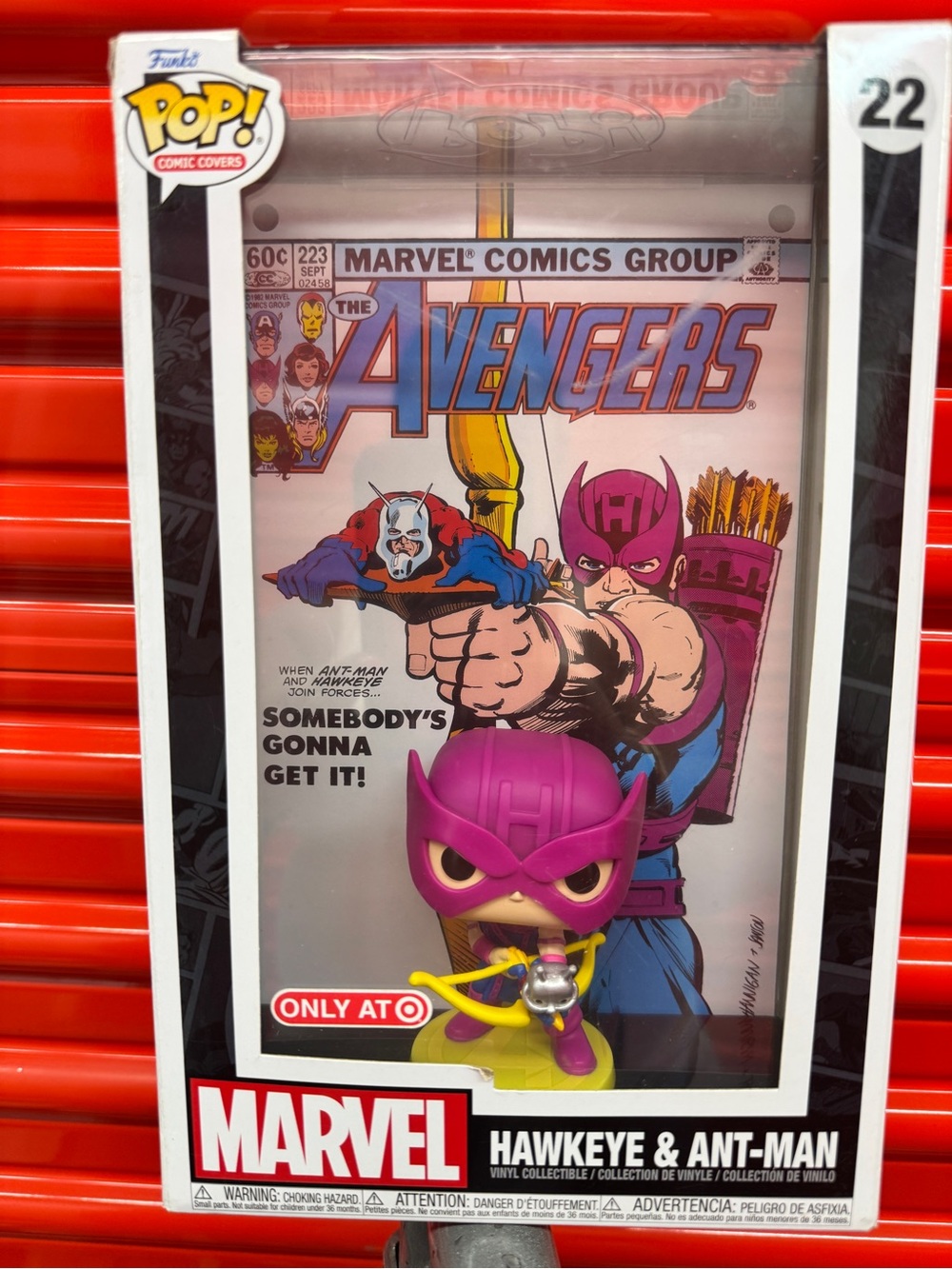 Funko Marvel Hawkeye & Ant‑Man Pop! Vinyl – Purple, Yellow, Silver